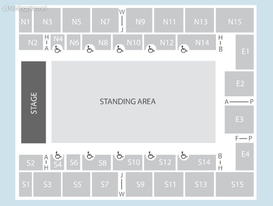 Sse Arena Wembley View From Seat Block N12