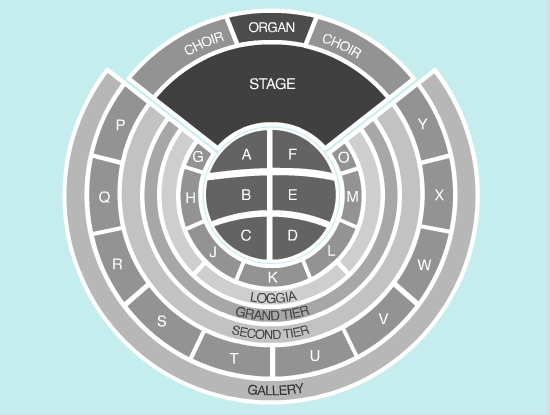 Seated Seating Plan - Royal Albert Hall