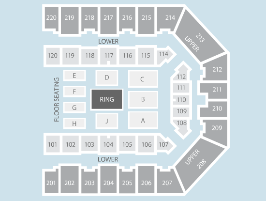 Sheffield Arena Layout