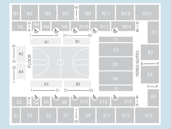 Basketball Seating Plan Sse Arena Wembley