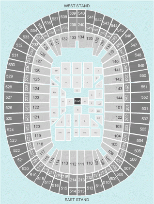 Wembley Stadium Seating For Boxing